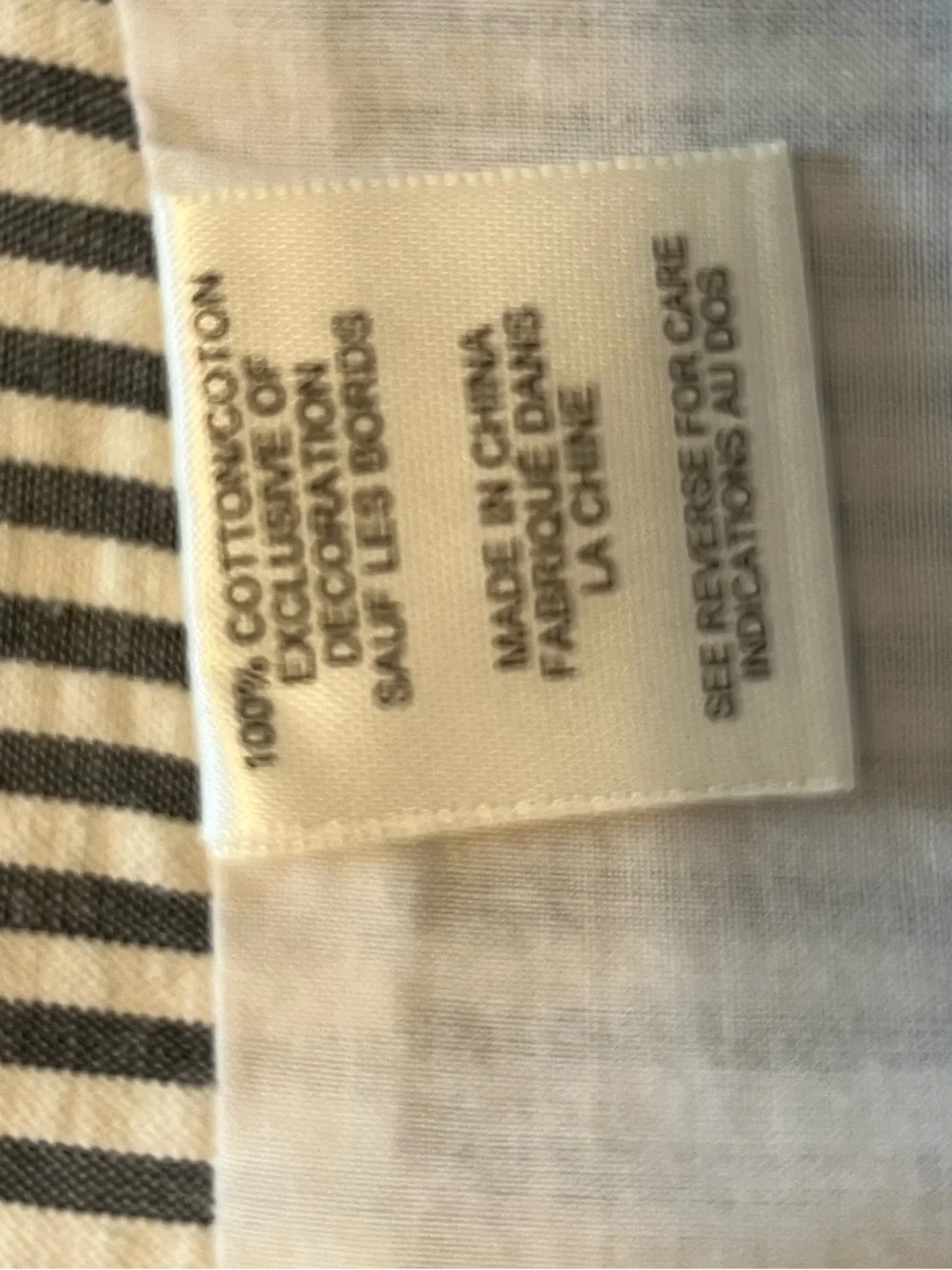 NWOT Talbots Petite Bumblebee Black and White Striped Skirt - Picture 7 of 9